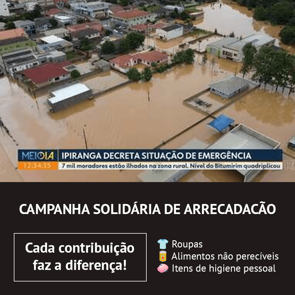 Campanha de arrecadação para vítimas da chuva