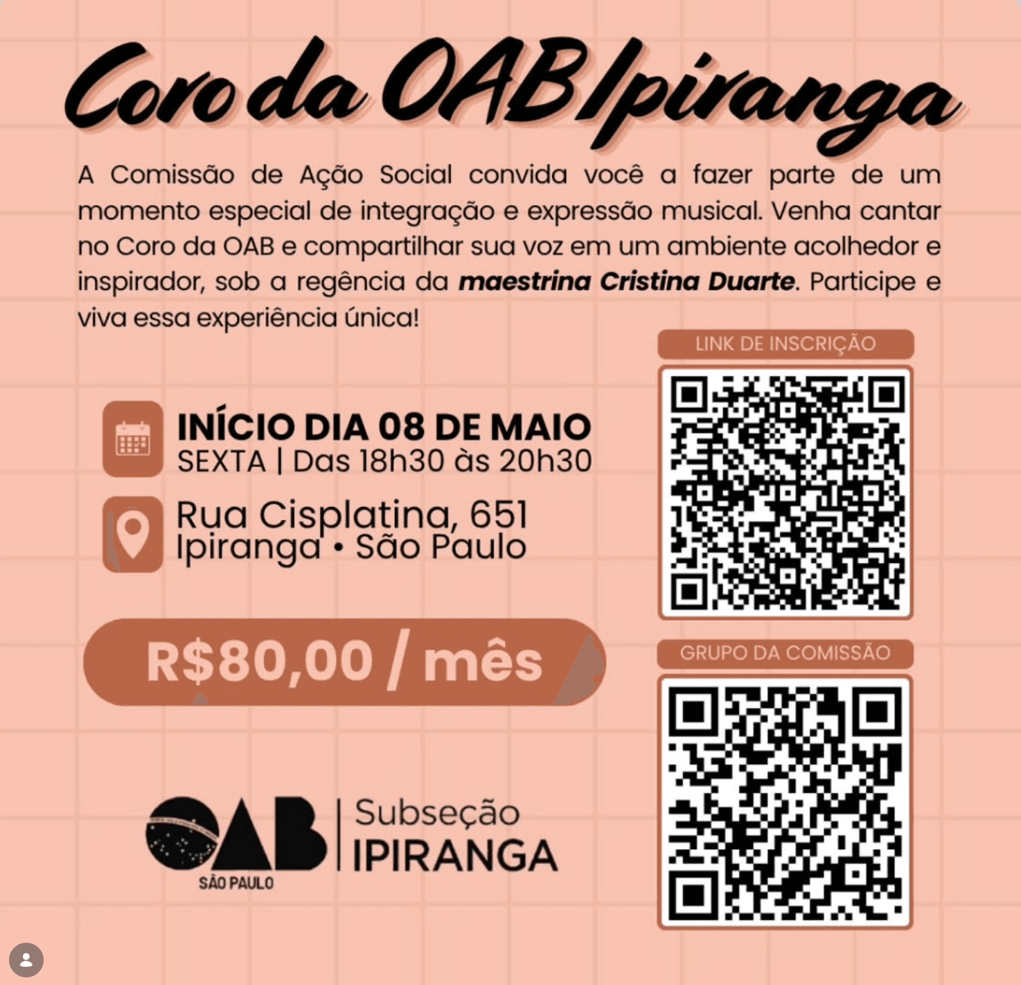 Coro da OAB Ipiranga