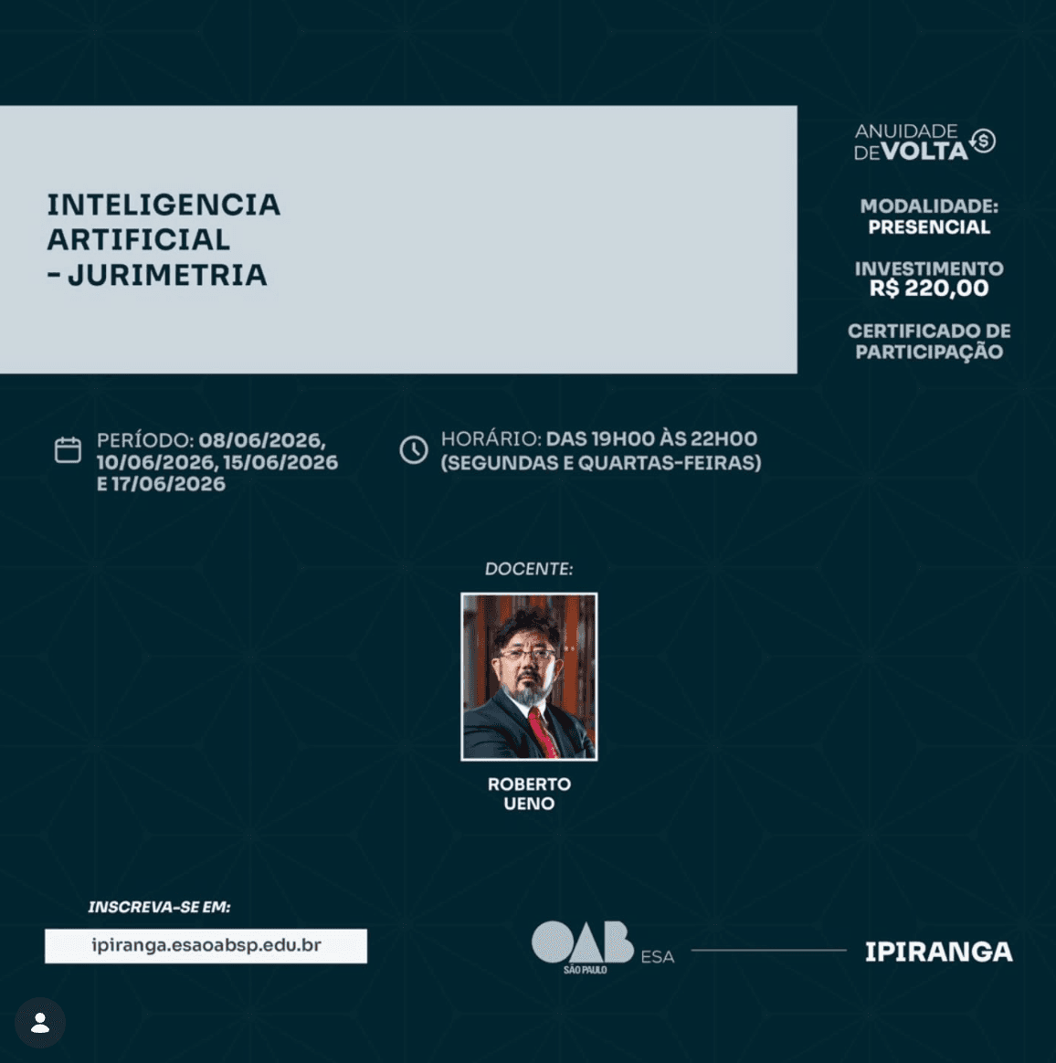 Inteligência Artificial - Jurimetria