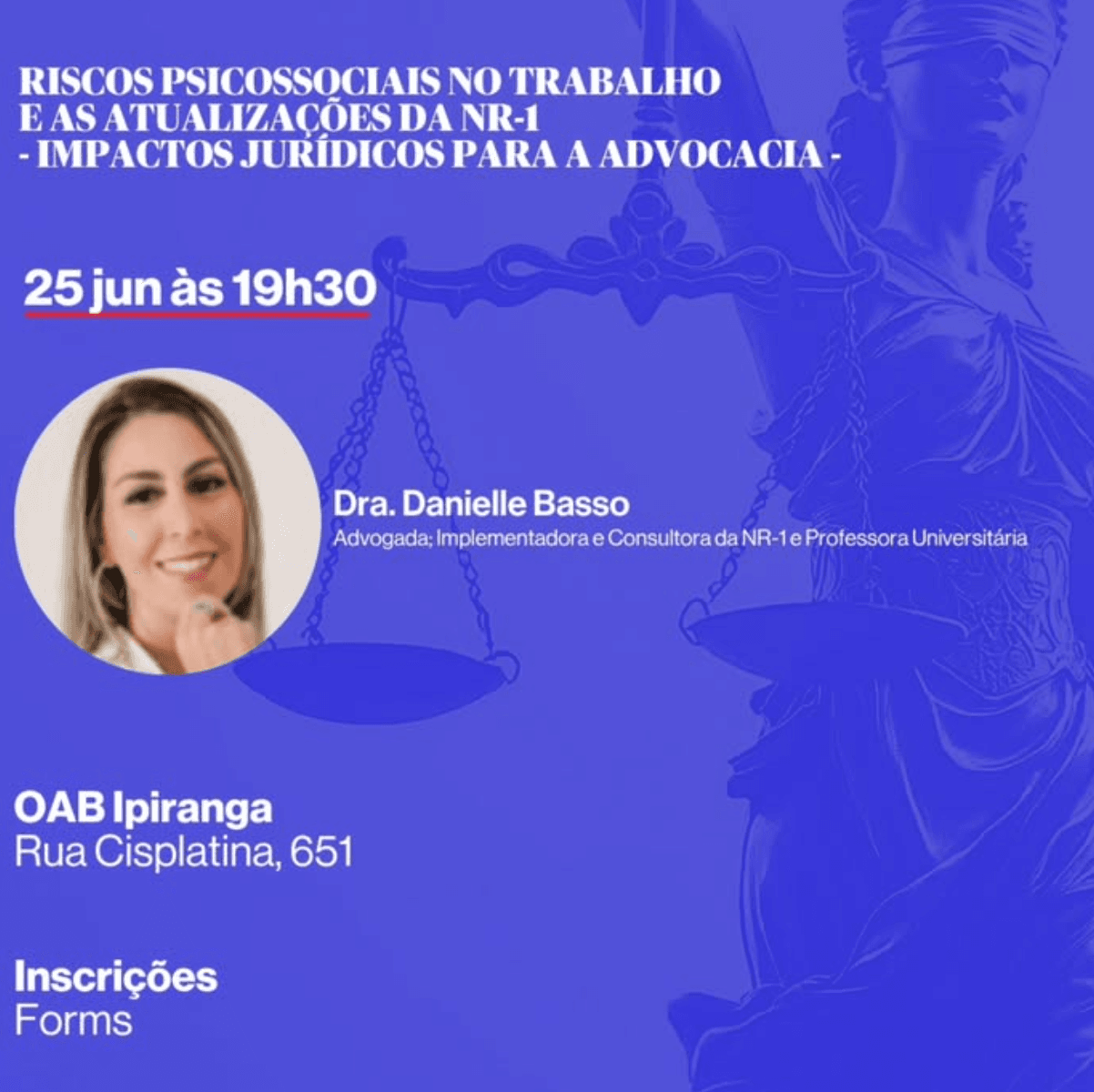 Riscos Psicossociais no trabalho e as atualizaçoes da NR-1 - Impactos Jurídicos para a Advocacia