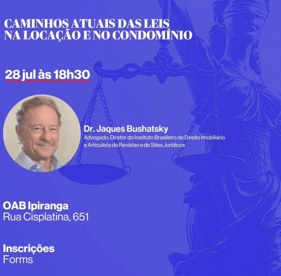 Caminhos Atuais das Leis na Locação e no Condomínio